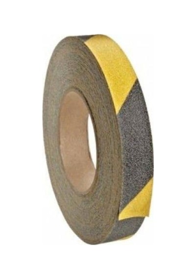 Sarı Siyah Merdiven Ve Zemin Kaydırmaz Kaymaz Bant 25Mm X 25Mt (164493857)