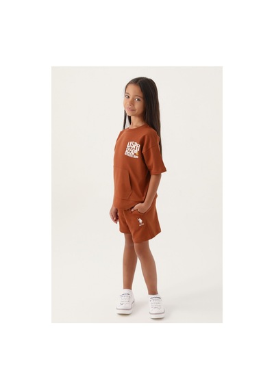 U.S. Polo Assn. U.s. Polo Assn. Lisanslı Orchid Açık Kahverengi Kız Çocuk Şort Takım Pembe U.S. Polo Assn. U.s. Polo Assn. Lisanslı Orchid Açık Kahverengi Kız Çocuk Şort Takım Pembe