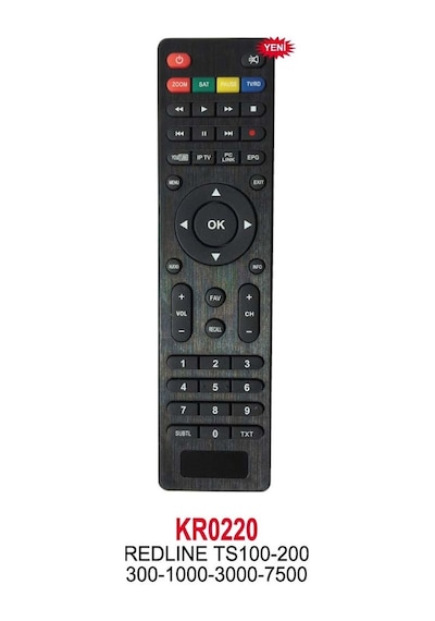 Redline Ts-100 Hd Ve T Serisi Showmax Digital Youtube Tuşlu Hd Uydu Kumanda Ouk0220 3444 3447 34271 13281 16611