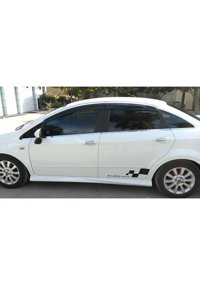 Fiat Linea Yan Marşpiyel Seti Mat Siyah Plastik 2 Adet 2009 2010 2011 2012 2013 2014 2015 2016
