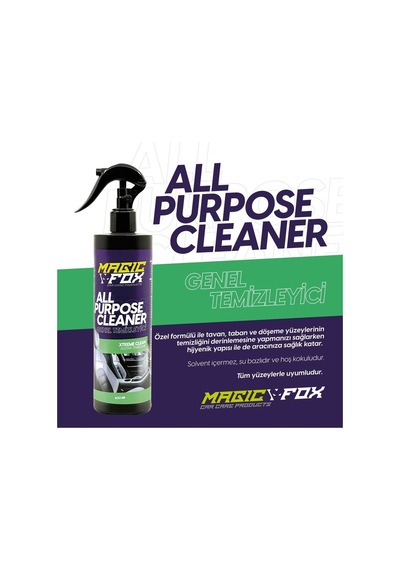 Magicfox Apc Genel Temizleyici 400 Ml Ve 2'li Sihirli Sünger Seti