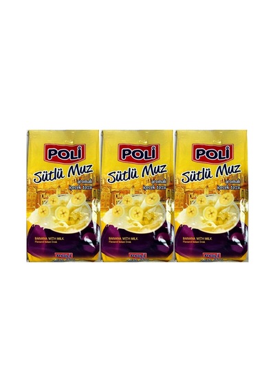 Sütlü Muz Aromalı Içecek Tozu 3 Adet X 250 Gram Diğer