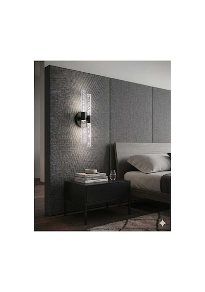 Bubbleflux Dubble Medium 40 Cm Modern Tasarım Led Aplik - Duvar Lambası - Siyah - Elektrikli - Beyaz Led Siyah Elektrikli Duble