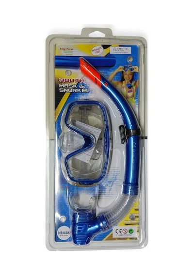 Maske Şnorkel Safari Dalış Seti Tepered Cam Diğer