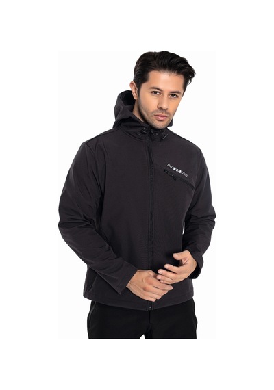 Crozwise Antrasit Erkek Su Geçirmez Softshell Outdoor Mont / Ceket - 5036-06