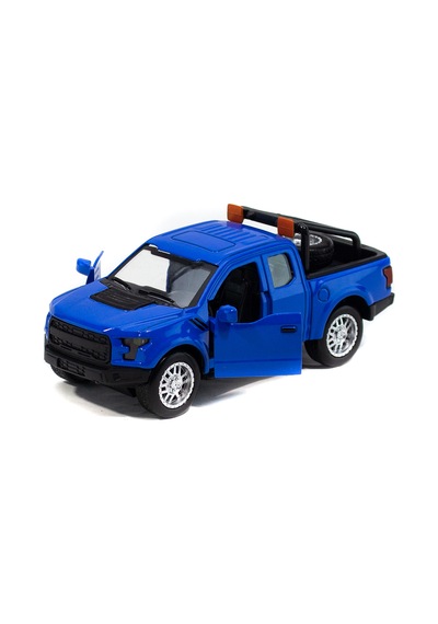 Metal Ford Ranger Pikap Çek Bırak Işıklı Mavi 12 Cm