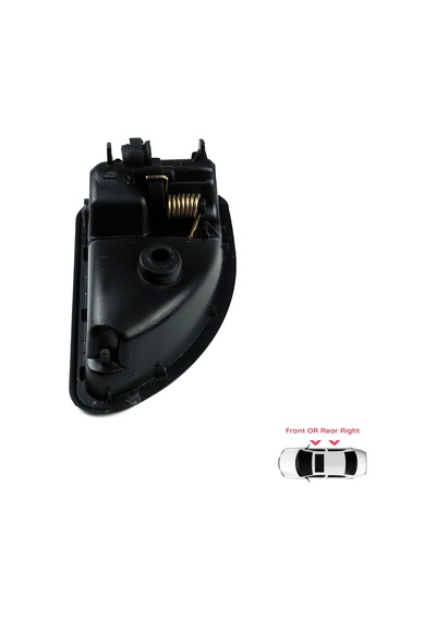 Sağ İç Kapı Kolu Siyah Renault Kangoo Twingo I Kubistar X76 İçin