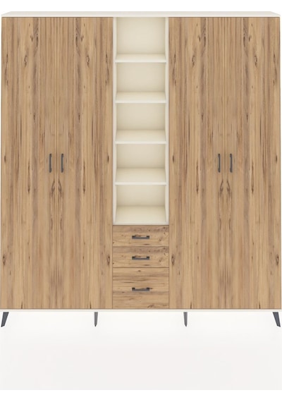 Arges Dolap 17 Raflı 3 Çekmeceli 4 Kapaklı 220x30x243 Aytaşı-çam/çam Atlas Çam/atlas Çam Arges Dolap 17 Raflı 3 Çekmeceli 4 Kapaklı 220x30x243 Aytaşı-çam/çam Atlas Çam/atlas Çam