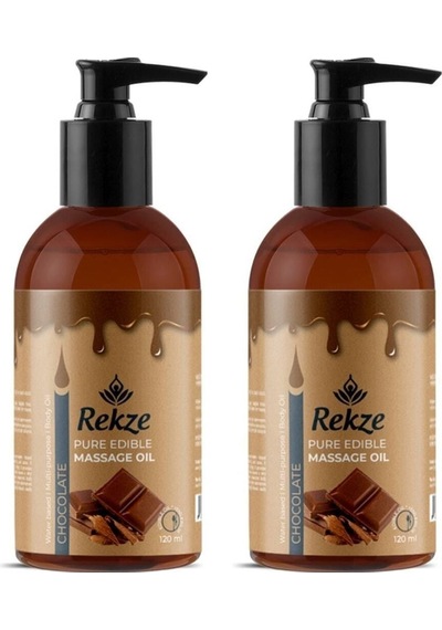 Masaj Yağı 2'li Paket - Erotik Çikolata Aromalı Istek Arttırıcılı Isıtıcılı 120ml - 272032330