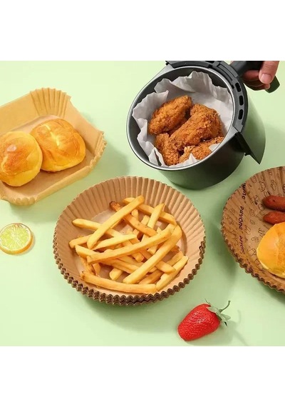 Clintex Kimya Kullanımlık Airfryer Fritöz Pişirme Kağıdı 5 Adet