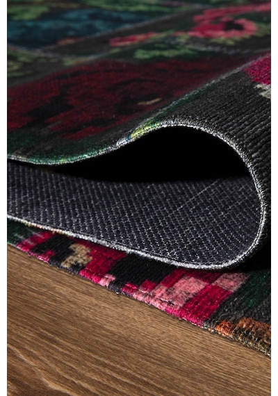 Efes 2302 Patchwork Yumuşak Doku Leke Tutmayan Modern Halı Kilim Çok Renkli