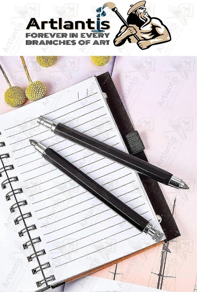 Portmin Çizim Kalemi 1 Paket 2b 4b 6b Dereceli Portmin Grafiti Karakalem Mekanik Uçlu Çizim Kalemi 5.6mm Yedek Uç