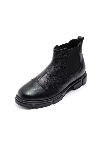 Costo Shoes Büyük Numara Erkek Bot Rahat Geniş Kalıp Siyah
