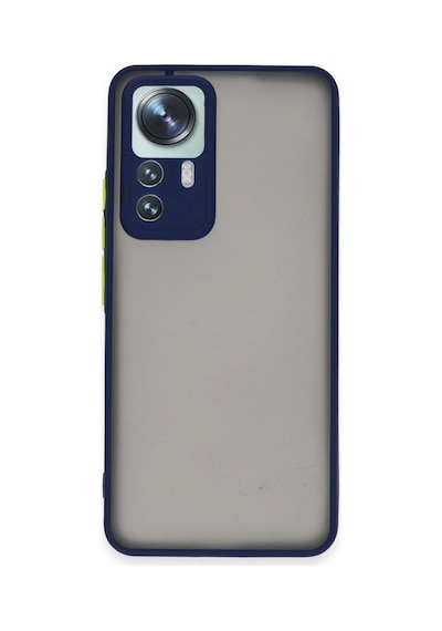 Newface - 829 - Xiaomi Mi 12t Pro Kılıf Montreal Silikon Kapak - Edntrend - - Lacivert