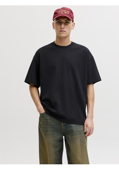Jack&jones Jjebarron Tee Ss O-neck Noos Siyah