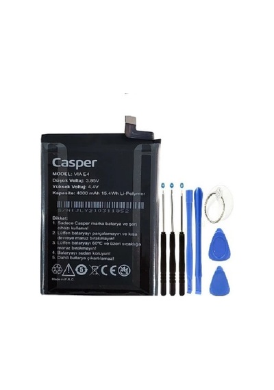 Casper E4 Pil Batarya + Tamir Seti