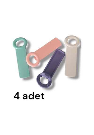 4 Adt Renkli Kavanoz Konserve Açacağı Şişe Açacağı Çok Renkli Diğer