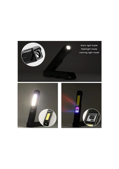Gold Silver Gs-2070 30w Şarjlı Mıknatıslı Katlanabilir Led Çalışma Tamirci Feneri