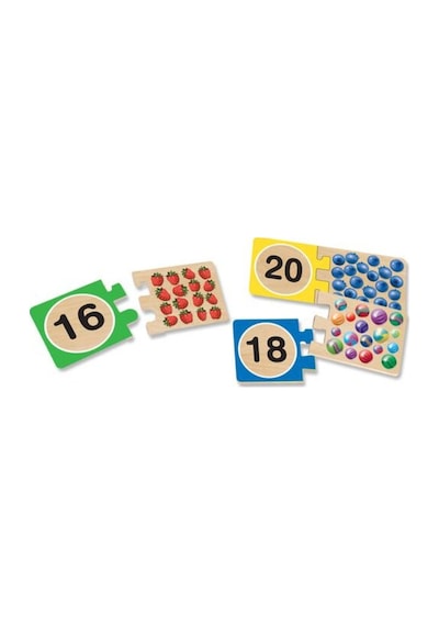 Melissa And Doug Ahşap Sayılar Eşleştirme Yapbozu