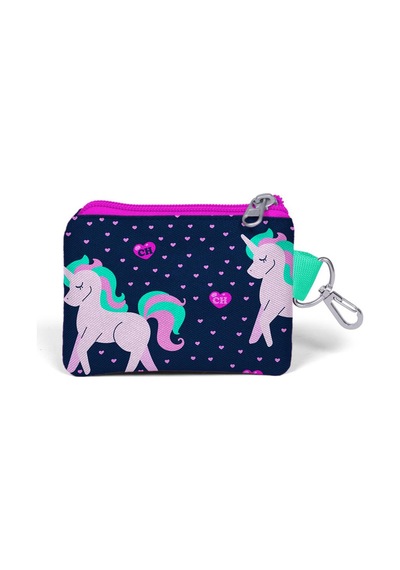Coral High Kids Lacivert Unicorn Desenli Bozuk Para Çantası 21720
