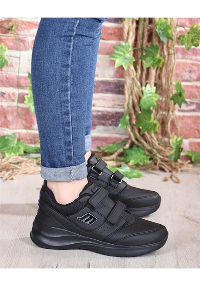 M.p. 242-1307 Zn 36-40 Siyah Sneaker Ayakkabı-siyah Siyah