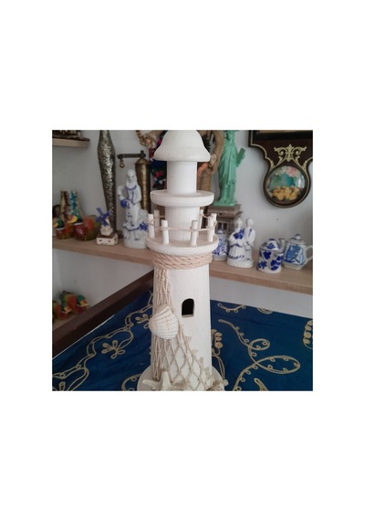 Ahşap Deniz Feneri Bej