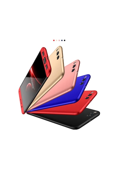 Xiaomi Mi Note 3 Kılıf Zore Ays Kapak Kırmızı