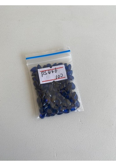Armut Kesim Sentetik Taş 4x6mm 100 Adet Lacivert