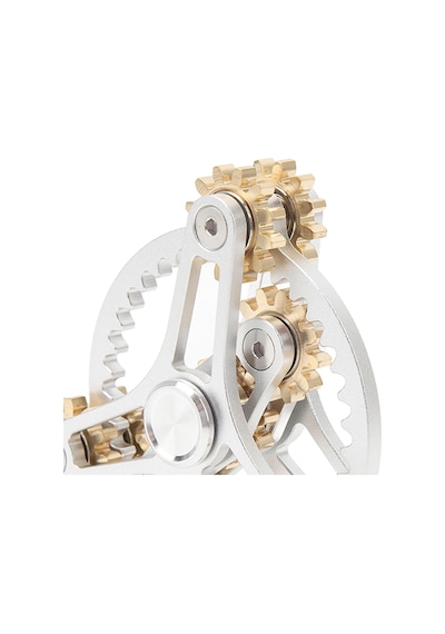 Edc & Yeni Nesil Stres Çarkı 9 Dişli Metal Gear Linkage Fidget Spinner Hassas Mekanik Gyro, Cnc Metal Gövde