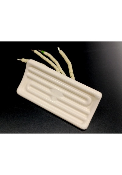 İnfrared Seramik Isıtıcı Rezistans Konkav 122x60mm 400w 230v Beyaz Renk Hsc Model 1 Adet