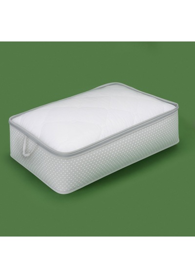 Home Yatak Altı Şeffaf Baza Hurcu - Gri - 80x50x20 Cm Çok Renkli