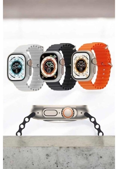 Bluetooth Bağlantılı 49mm Dokunmatik Akıllı Saat Sağlık Ve Spor T