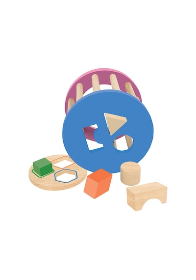 Playwood Playwood Ahşap Eğitici Silindir Bul-tak