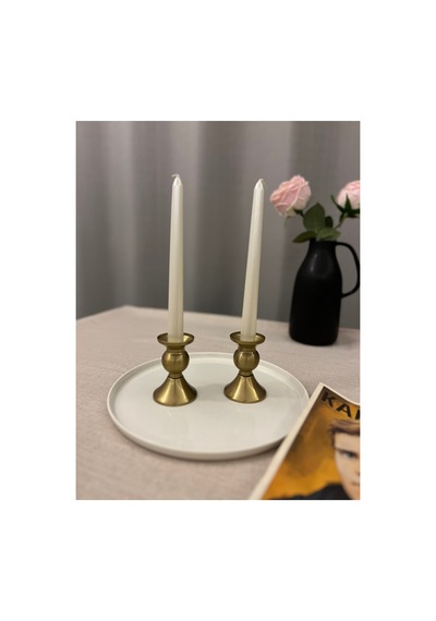 Eskitme Mini Rustik 2'li Şamdan&mumluk Seti Eskitme Gold - 830064886 Eskitme Gold