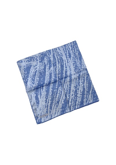 Mim Eşarp Mısırlı Eşarpları Silky Cocoon Twill Sport Eşarp İndigo