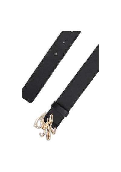 Tommy Hilfiger Th Kadın Script 3.0 Siyah Kemer-13687 Siyah