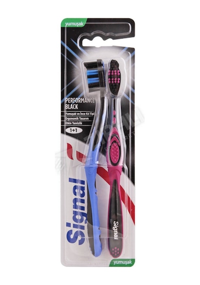 2 Adet Signal Performance Black 1+1 Diş Fırçası