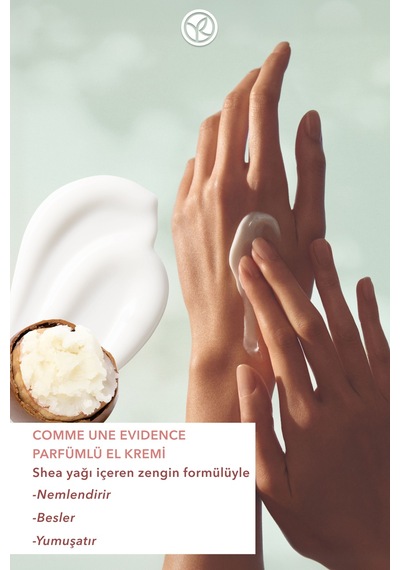 Yves Rocher Comme Une Evidence Parfümlü El Kremi- Comme Une Evidence- Kadın Parfüm- Vegan-30ml
