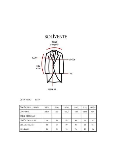 Siyah Kemerli Oversize Astarlı Trençkot 46159
