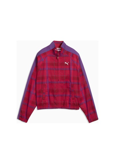Puma T7 Tartan Kadın Kırmızı Ceket 636628-23