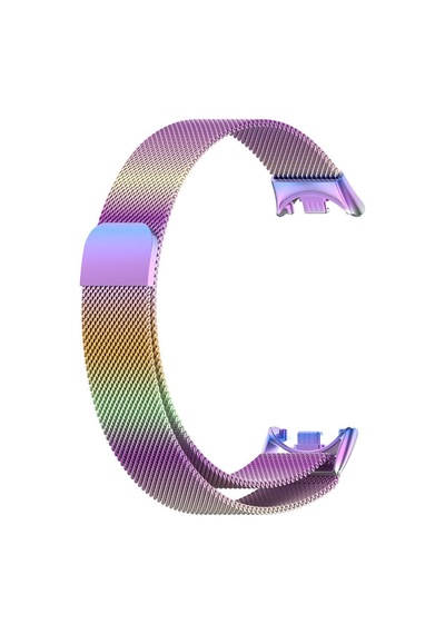 Kilifone - Xiaomi Mi Band 8 Uyumlu - Kordon Metal Kordon Krd-01 - Gri