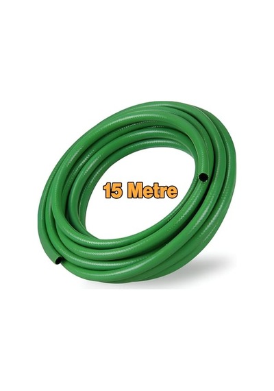 15 Metre Termo Bahçe Hortumu Dayanıklı 3 Katlı Sağlam Çeşme Su Sulama Yıkama Hortum 12.5 Mm 1/2"