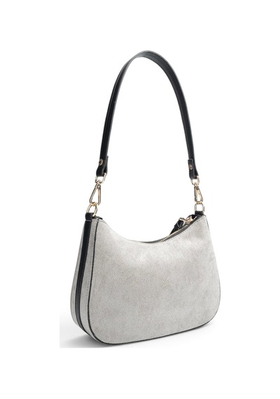 Silver & Polo Silver Polo Füme - Siyah Süet Kadın Omuz Çantası Sp1259