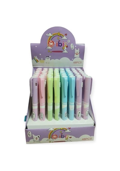 Görünmez Kalem 21252-3 48'li Stand Çok Renkli