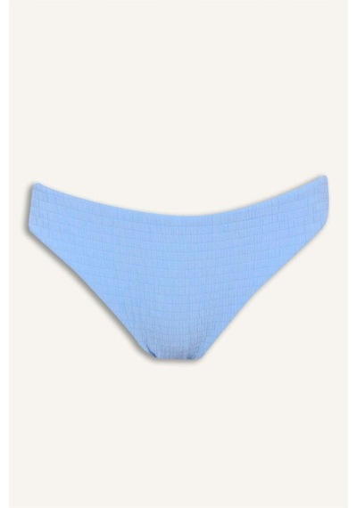 Defacto Regular Fıt Kırışık Dokulu Kumaş Mavi Bikini Alt G5349ax26smbe552 Mavi-be552