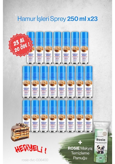 23 Al 20 Öde Hamur İşleri Sprey Premium 250 Ml Hediyeli