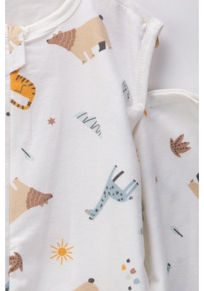 Baby Mod Bebek Çocuk Uyku Tulumu %100 Doğal Pamuk Özel Kumaş 1.0 Tog Unisex Mavi