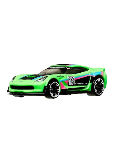 Hot Wheels Neon Yarışçılar Hlh72 - Corvette C7 Z06 Hrw81