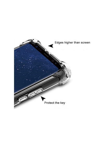 Samsung Uyumlu Galaxy A6 2018 Kılıf Şeffaf Nitro Anti Shock Kapak Renksiz