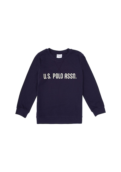 U.S. Polo Assn. Erkek Çocuk Mürdüm Bisiklet Yaka Sweatshirt 50314939-VR074